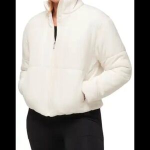 Travis Mathew Mont Blanc Puffer Jacket White Size Large